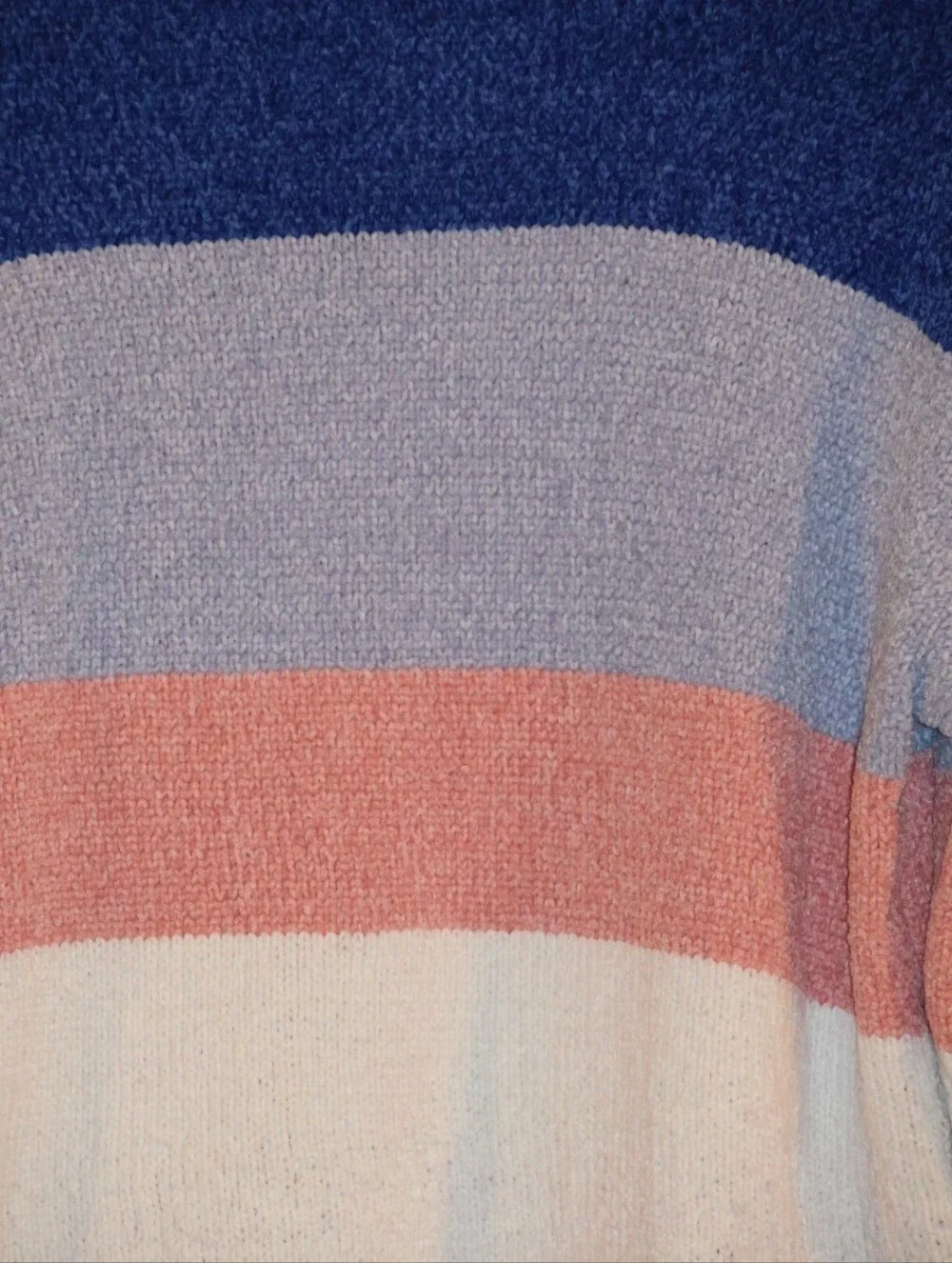The Mint Open-Front Horizontal Stripe Cardigan Sweater.